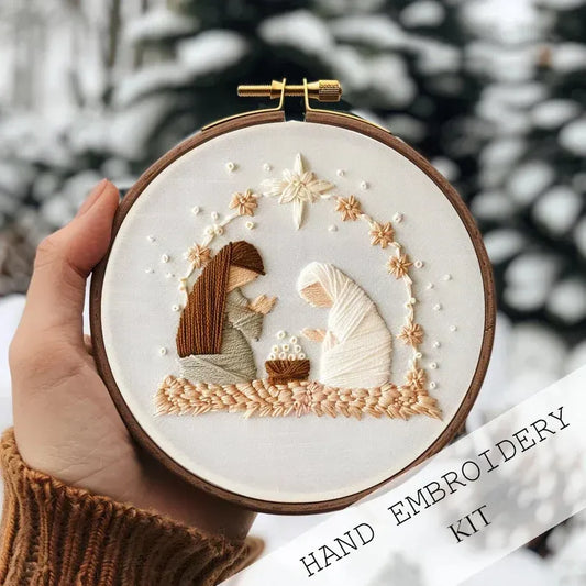 Nativity Scene Embroidery Suits
